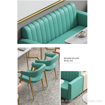 Customize design restaurant coffee shop furniture booth sofa